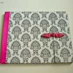 guestbook nunta negru fuxia