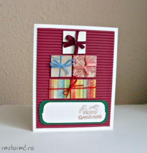 felicitare handmade de craciun