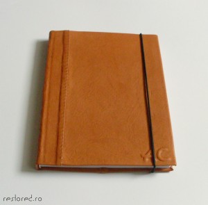 jurnal handmade piele copper