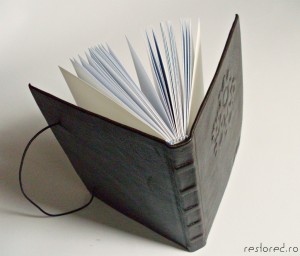 jurnal handmade piele maro4
